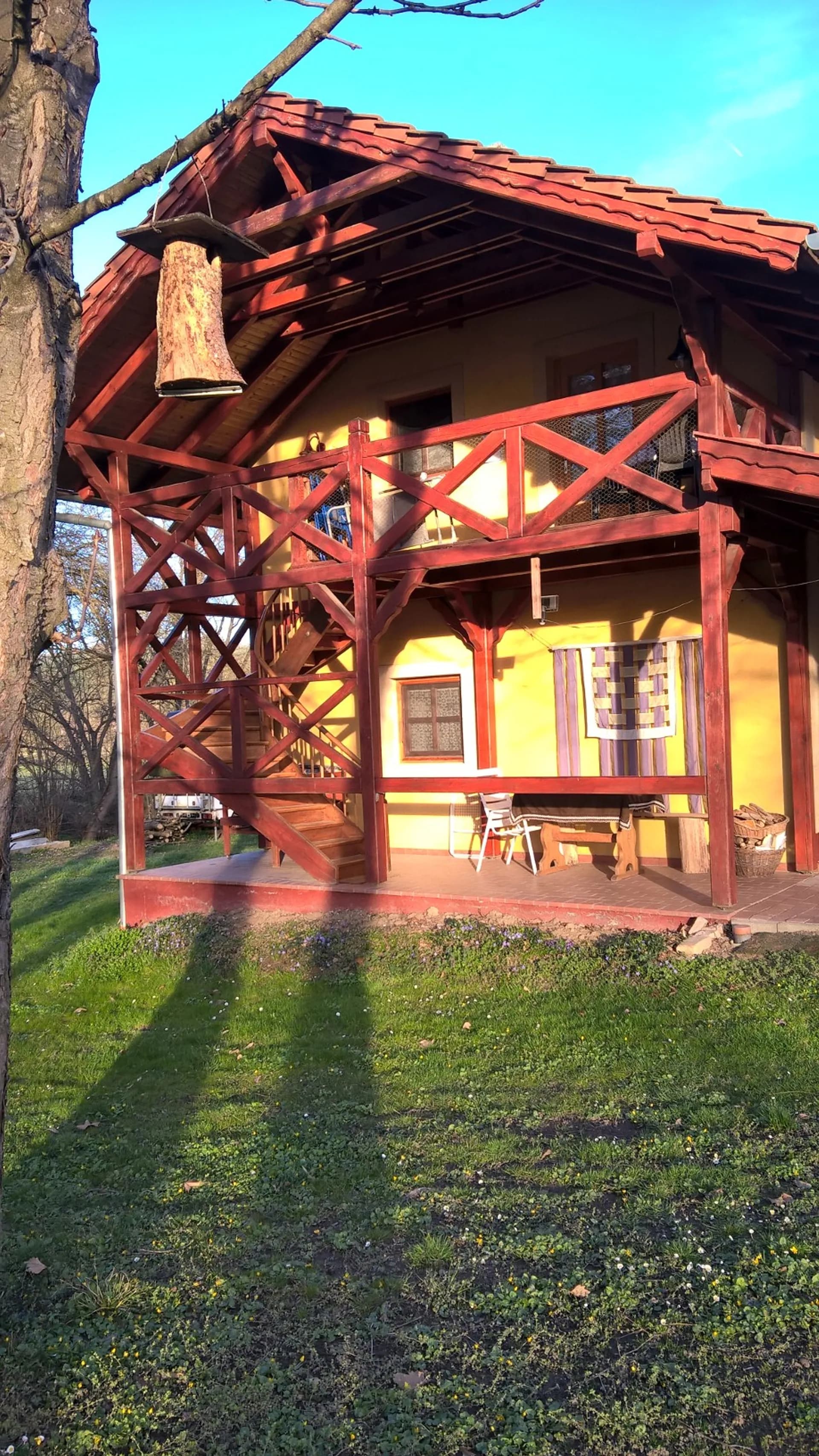 Exterior view with stairs to apartment