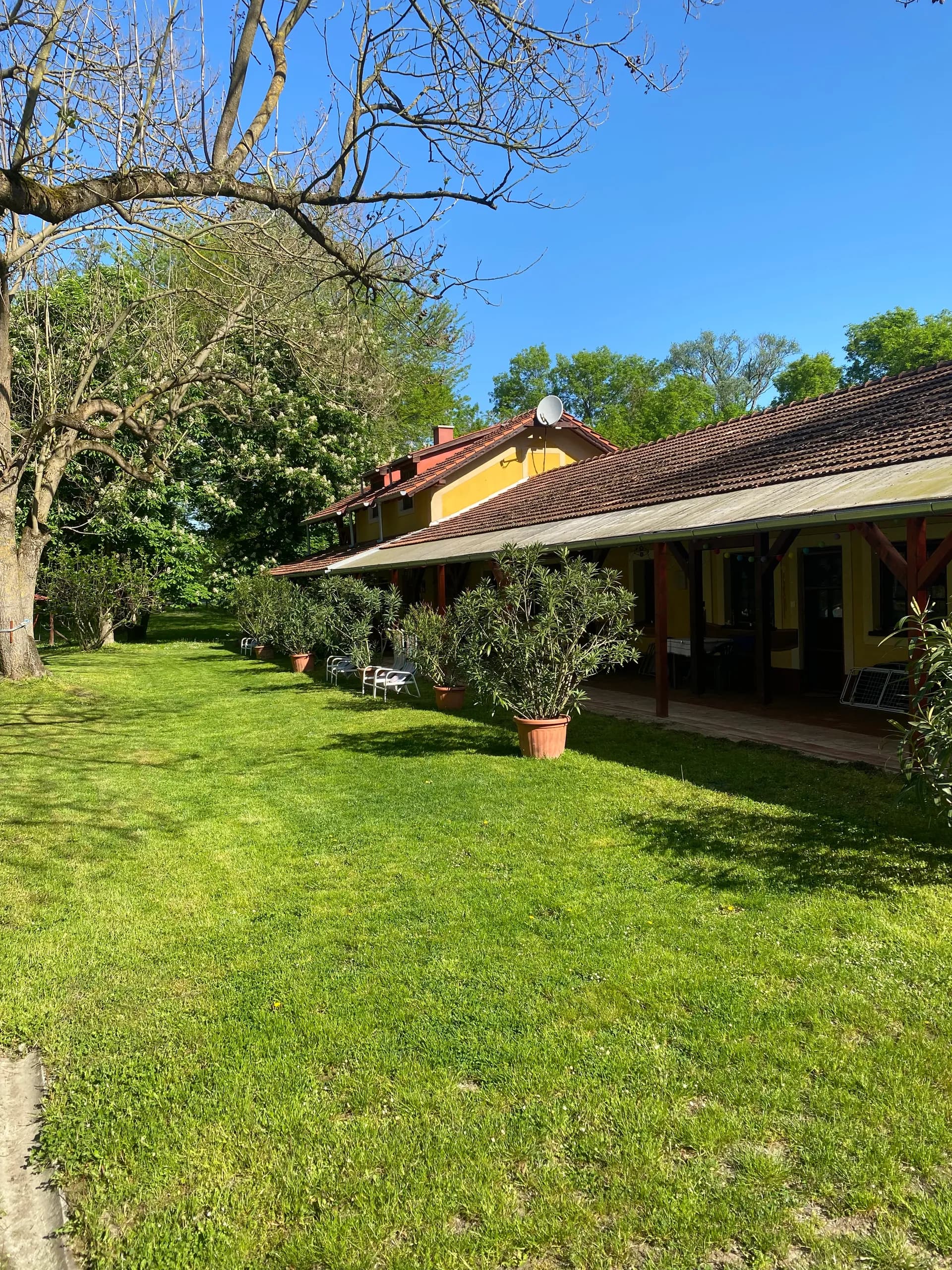 Side view of the apartments